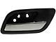 Interior Door Handle; Black and Chrome; Rear Passenger Side (07-13 Silverado 1500 Crew Cab)