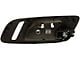 Interior Door Handle with Heated Seat Switch Hole; Cashmere Brown and Chrome; Front Driver Side (07-13 Silverado 1500)