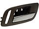 Interior Door Handle; Cashmere Brown and Chrome; Front Passenger Side (07-13 Silverado 1500)