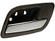 Interior Door Handle; Cashmere Brown and Chrome; Rear Passenger Side (07-13 Silverado 1500 Crew Cab)