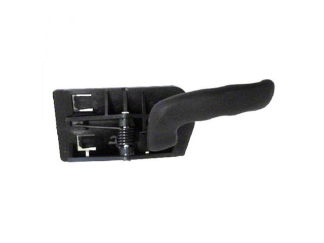 Interior Door Handle; Driver Side; Black (99-06 Silverado 1500)