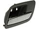 Interior Door Handle; Titanium Gray and Chrome; Rear Passenger Side (07-13 Silverado 1500 Crew Cab)