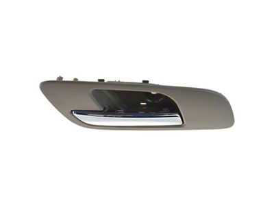 Interior Door Handles; Front; Chrome and Cashmere (07-13 Silverado 1500 w/o Memory Seats)