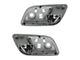 Interior Door Handles; Rear; Chrome and Dark Gray (07-13 Silverado 1500 Crew Cab)