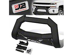 J2 Square Bull Bar; Black (07-18 Silverado 1500)