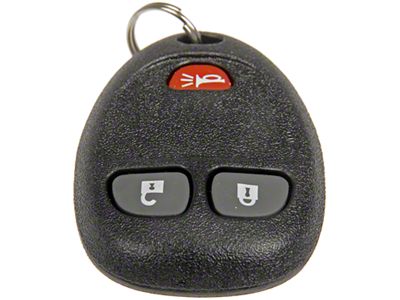 Keyless Entry Remote; 3-Button (07-10 Silverado 1500)