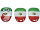 Keyless Entry Remote Case; Mexico Flag (03-06 Silverado 1500)