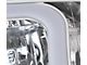 LED Bar Factory Style Headlights with Bumper Lights; Chrome Housing; Clear Lens (07-13 Silverado 1500)