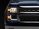 LED Bar Factory Style Headlights with Bumper Lights; Matte Black Housing; Clear Lens (14-15 Silverado 1500)