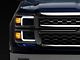 LED Bar Factory Style Headlights with Bumper Lights; Matte Black Housing; Clear Lens (14-15 Silverado 1500)