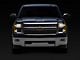 LED Bar Factory Style Headlights with Bumper Lights; Matte Black Housing; Clear Lens (14-15 Silverado 1500)