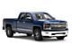 LED Bar Factory Style Headlights with Bumper Lights; Matte Black Housing; Clear Lens (14-15 Silverado 1500)