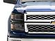 LED DRL Headlights with Amber Corners; Black Housing; Clear Lens (14-15 Silverado 1500)