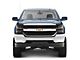 LED DRL Projector Headlights with Amber Corners; Black Housing; Clear Lens (16-18 Silverado 1500 w/ Factory HID Headlights)