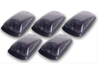 LED Hi-5 Cab Roof Light Kit; Smoked (99-02 Silverado 1500)