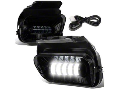 LED Projector Fog Lights; Smoked (03-06 Silverado 1500)