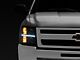 LED Reflector Headlights; Black Housing; Clear Lens (07-13 Silverado 1500)