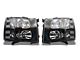 LED Reflector Headlights; Black Housing; Clear Lens (07-13 Silverado 1500)