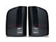 LED Tail Lights; Black Housing; Smoked Lens (07-13 Silverado 1500)