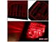 LED Tail Lights; Chrome Housing; Dark Red Lens (19-24 Silverado 1500 w/ Factory Halogen Tail Lights)