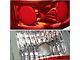 LED Tail Lights; Chrome Housing; Red Lens (99-02 Silverado 1500 Fleetside)