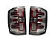 Raxiom LED Tail Lights with Sequential Turn Signals; Chrome Housing; Smoked Lens (14-18 Silverado 1500 w/ Factory Halogen Tail Lights)