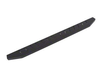 Louvered Side Step Bars without Mounting Brackets; Textured Black (99-24 Silverado 1500 Crew Cab)