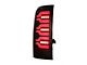 AlphaRex LUXX-Series LED Tail Lights; Black/Red Housing; Smoked Lens (14-18 Silverado 1500 w/ Factory Halogen Tail Lights)