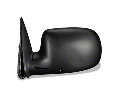 Manual Mirror; Driver Side; Textured Black (99-06 Silverado 1500)