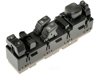 Master Window Switch Assembly; 5-Button (03-06 Silverado 1500 Regular Cab, Extended Cab)