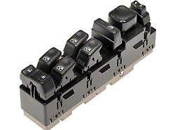 Master Window Switch Assembly; 8-Button (04-06 Silverado 1500 Crew Cab)