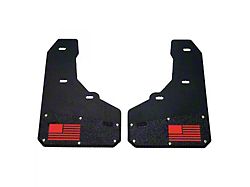 Merica Mud Flaps; Front; Red (14-18 Silverado 1500)