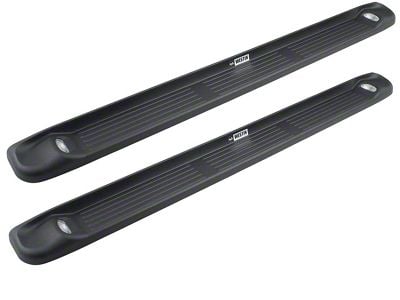 Molded Lighted Running Boards; Black (04-06 Silverado 1500 Crew Cab)