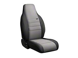 Fia Neo Series Front Seat Covers; Gray (19-25 Silverado 1500 w/ Bucket Seats)