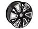 Next Gen Sierra Style Black with Chrome Insert 6-Lug Wheel; 22x9; 28mm Offset (19-25 Silverado 1500)