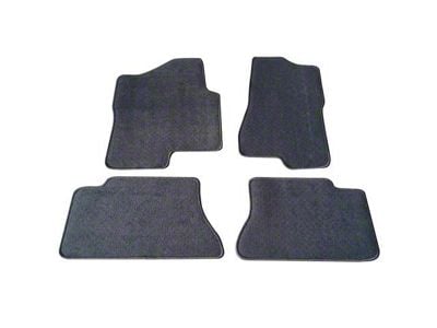 Nylon Carpet Front and Rear Floor Mats; Gray (99-06 Silverado 1500)