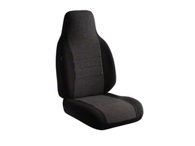 OE Series Rear Seat Cover; Charcoal (14-18 Silverado 1500 Double Cab, Crew Cab)