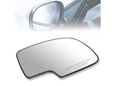 OE Style Non-Heated Mirror Glass; Passenger Side (99-06 Silverado 1500)