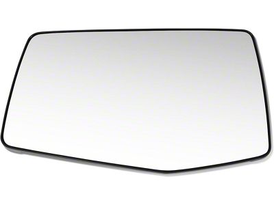 OE Style Non-Powered Mirror Glass; Driver Side (19-25 Silverado 1500 w/o Towing Mirrors)