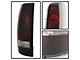 OE Style Tail Lights; Chrome Housing; Red Smoked Lens (99-02 Silverado 1500 Fleetside)
