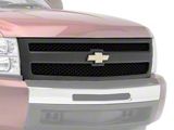 OE Style Upper Replacement Grille; Matte Black (07-11 Silverado 1500)