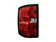 OEM Style Non-Accent Tail Light; Black Housing; Red/Clear Lens; Driver Side (16-18 Silverado 1500 w/ Factory Halogen Tail Lights)