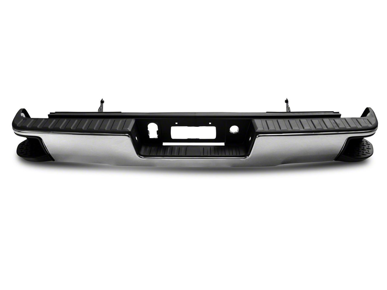 Silverado Oem Style Steel Rear Bumper Not Pre Drilled For Backup