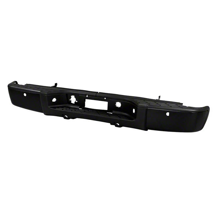 Silverado 1500 OEM Style Steel Rear Bumper; Pre-Drilled for Backup ...