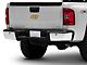 OEM Style Steel Rear Bumper; Pre-Drilled for Backup Sensors; Chrome (07-13 Silverado 1500)