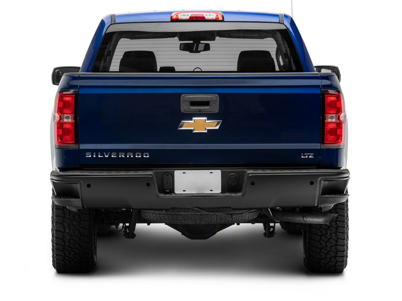 Silverado Oem Style Steel Rear Bumper Shell Pre Drilled For