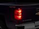 OEM Style Tail Light; Black Housing; Red/Clear Lens; Driver Side (14-18 Silverado 1500 w/ Factory Halogen Tail Lights)