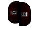 OEM Style Tail Lights; Chrome Housing; Red Smoked Lens (07-13 Silverado 1500)