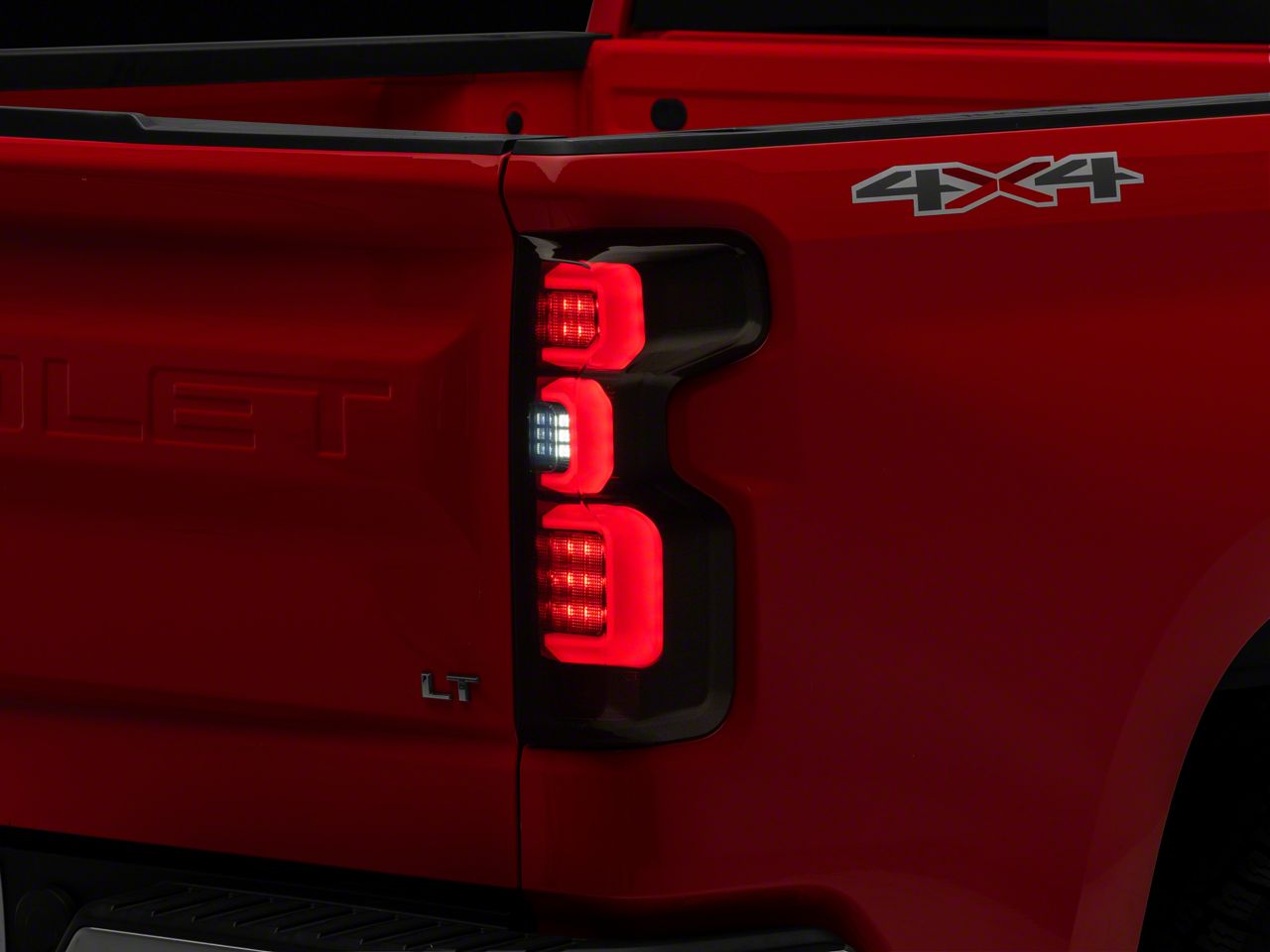 Silverado 1500 Oled Tail Lights Black Housing Smoked Lens 19 23 Silverado 1500 W Factory