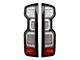 OLED Tail Lights; Chrome Housing; Clear Lens (19-23 Silverado 1500 w/ Factory Halogen Tail Lights)